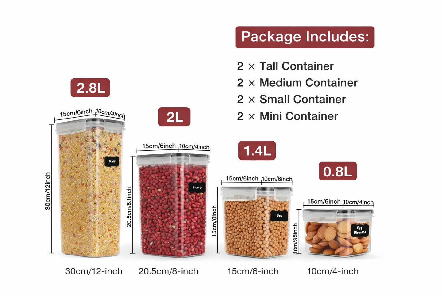 SnapSeal Food Storage Containers™